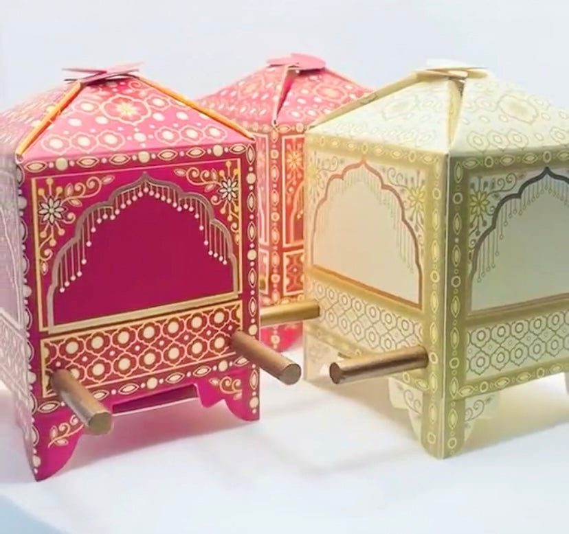 Dholi (sedan chair) Favour Boxes