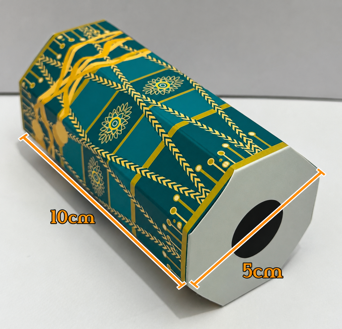 Mendhi Dholki Dhol Themed Favour Boxes, Teal green