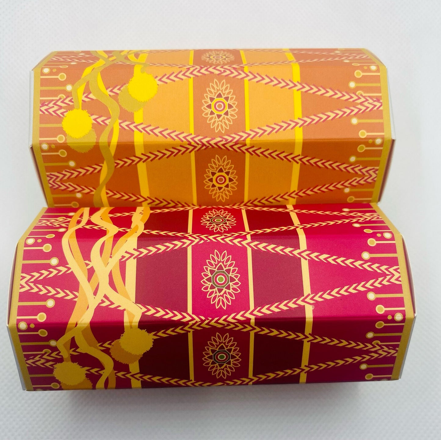 Mendhi Dholki Themed Favour Boxes