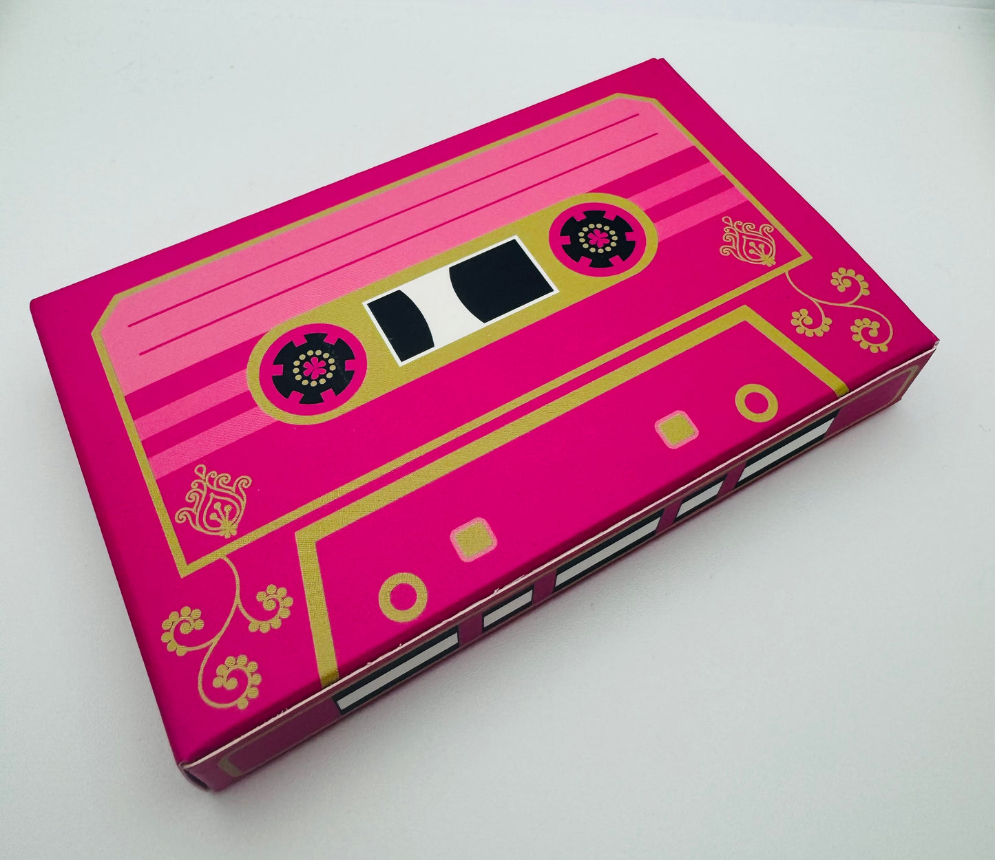 Cassette Tape Style Mehndi Dholki Wedding Favours Candy Boxes Sweets Gifts For Guest Pink Yellow Favours