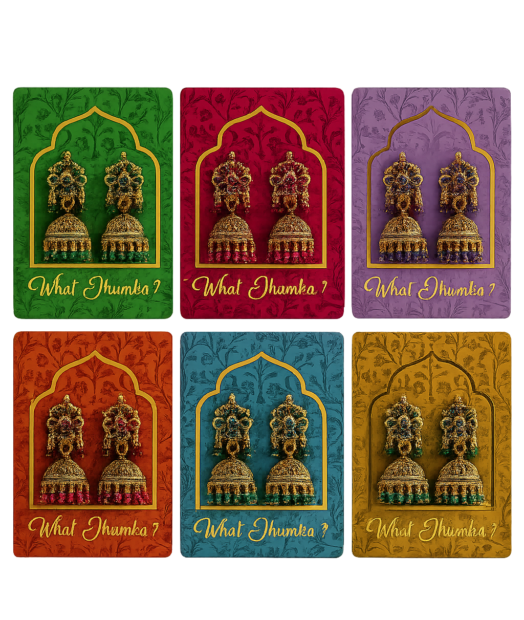 What Jhumka Earring Cards I Mehndi Bazaar Setup Earring Cards Jewellery Gift Display