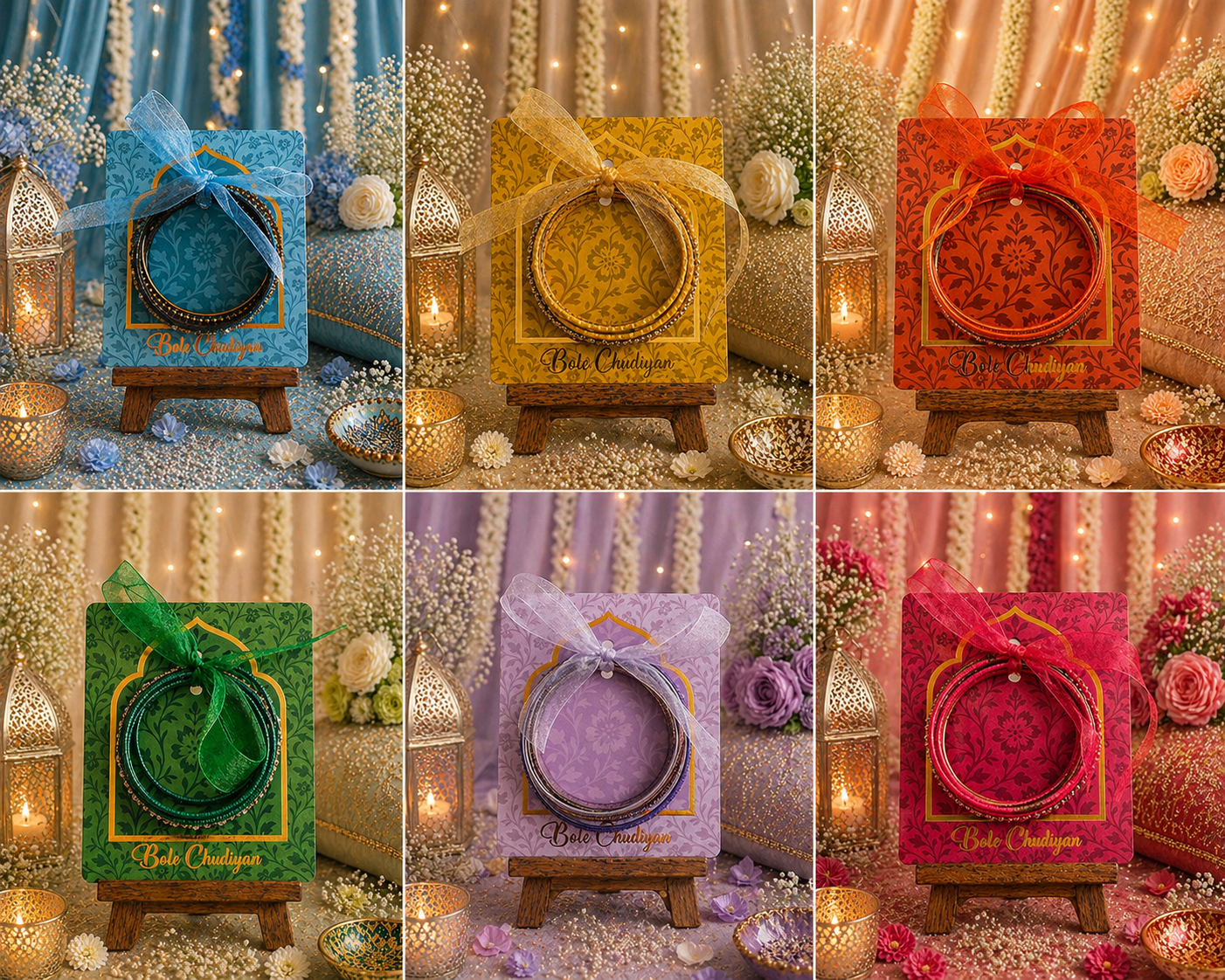 Bole Churiyan Bangle Cards I Mehndi Bazaar Setup Bangle Cards Jewellery Gift Display