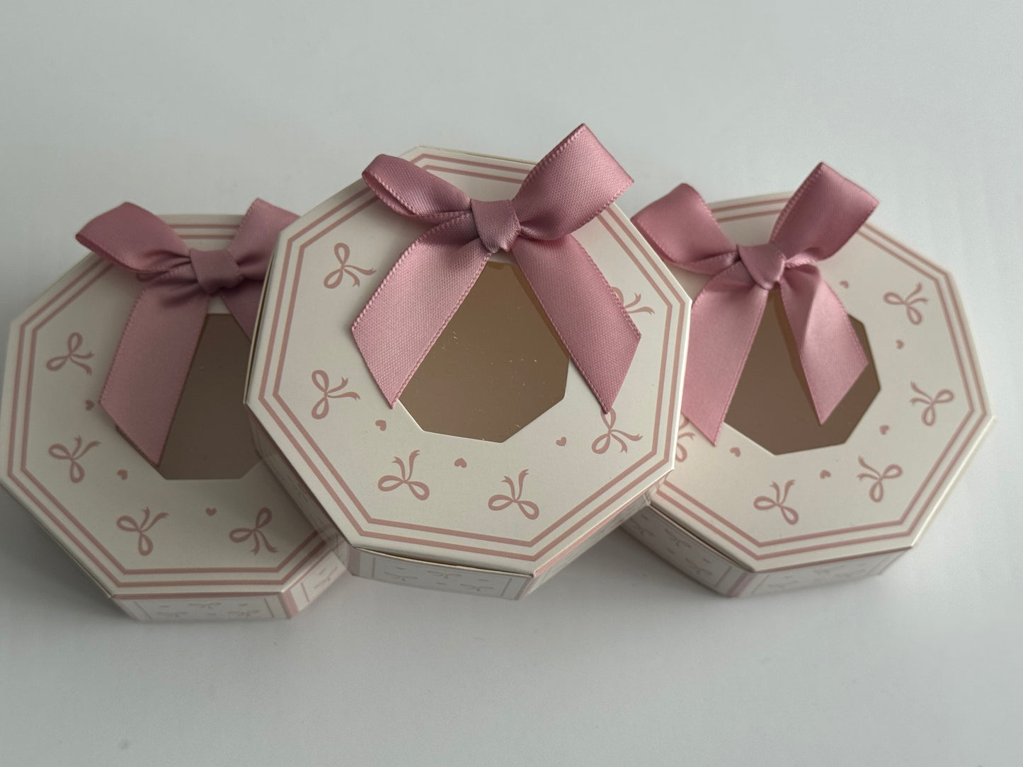 Pink Bows Party Favours Box